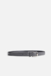 CINTURA CLASSIC EFFETTO PELLE GRIGIO